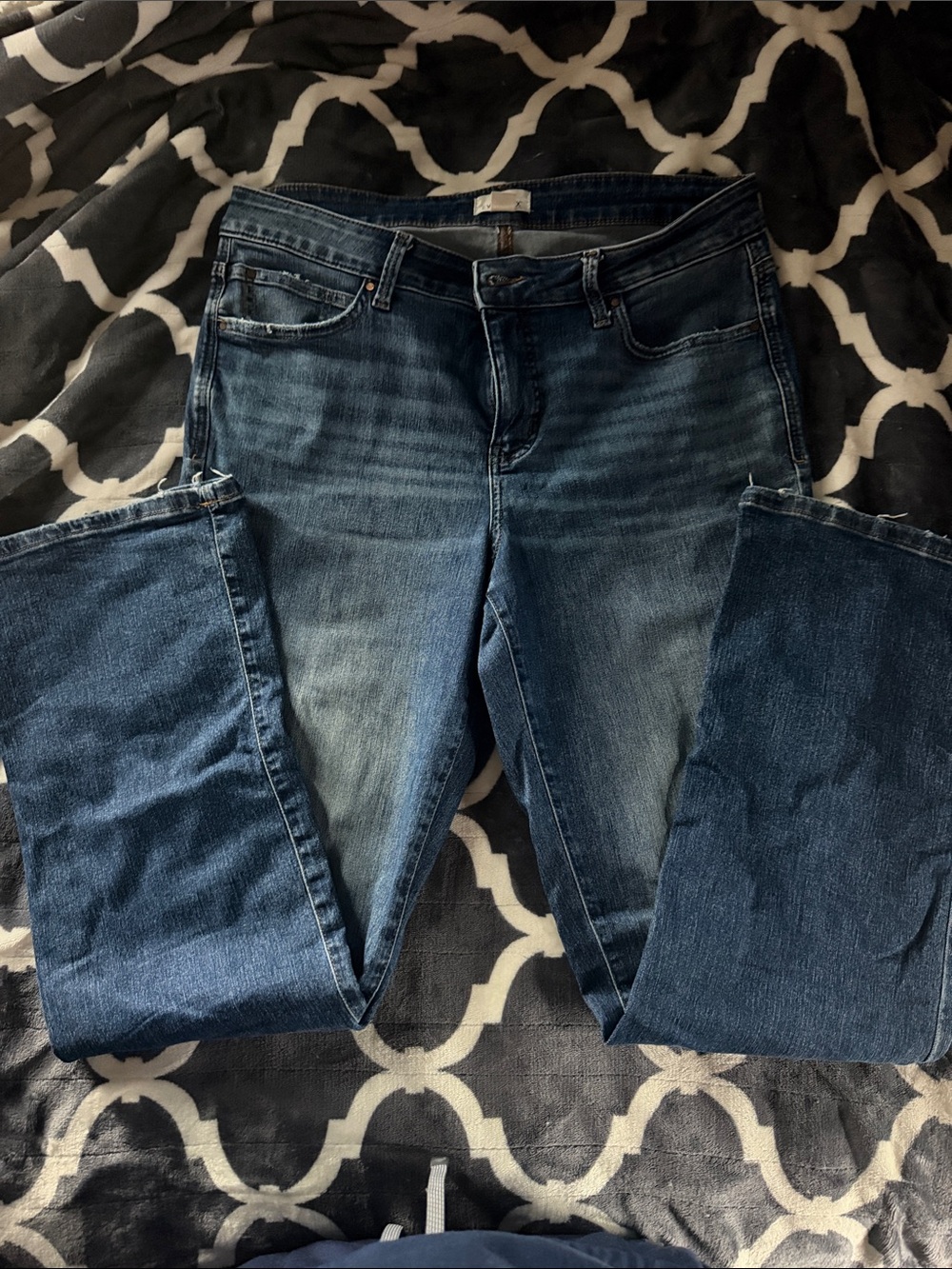 Maurices Women's Bootcut Jeans in Deep Blue Wash
